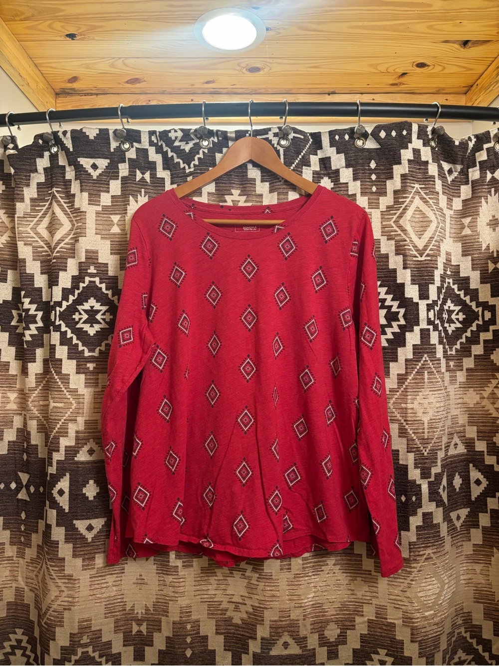 Women’s Sonoma The Everyday Tee, Long Sleeve Top, Size XXL